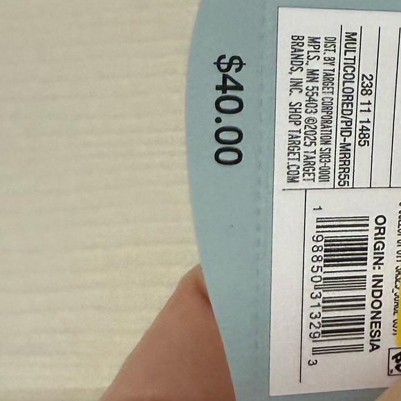 Shade & Shore Red and Cream Floral High-Neck One-Piece Swimsuit - Picture 5 of 5